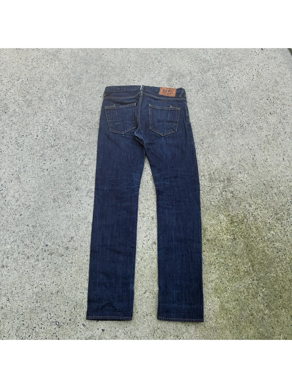 PRPS Barracuda Selvedge Jeans Button Fly Dark Indigo Sz 33 Japan Style Denim